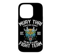 Custodia per iPhone 14 Pro Il Demone tigre E La Muay Thai