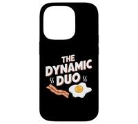 Custodia per iPhone 14 Pro Il dinamico duo Bacon Eggs Funny Breakfast Lover