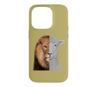 Custodia per iPhone 14 Pro Il leone e l'agnello