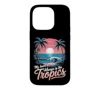 Custodia per iPhone 14 Pro Il mio cuore è sempre ai tropici Maui