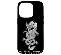 Custodia per iPhone 14 Pro Il mio spirito animale è un drago