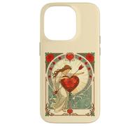 Custodia per iPhone 14 Pro Il peso dell'amore Vintage Art Nouveau Romance