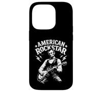 Custodia per iPhone 14 Pro Il presidente Abraham Lincoln Suona la chitarra American Rock Star