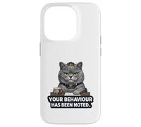 Custodia per iPhone 14 Pro Il tuo comportamento è stato notato - Sarcastico gatto britannico