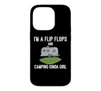 Custodia per iPhone 14 Pro I'm A Flip Flops And Camping Kinda Girl Camper Adventure