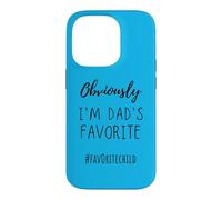 Custodia per iPhone 14 Pro I'm My Dad's Favorite Funny Daughter-Son Child Gift