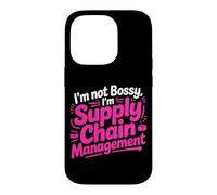 Custodia per iPhone 14 Pro I'M NOT BOSSY I'M SUPPLY CHAIN MANAGEMENT