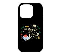 Custodia per iPhone 14 Pro Immagine della scuola insegnante abbinata 7th Grade Crew