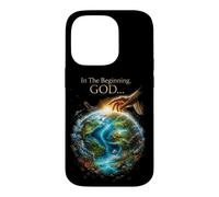 Custodia per iPhone 14 Pro In The Beginning GOD... Earth Genesis 1:1 Bible Verse Nature