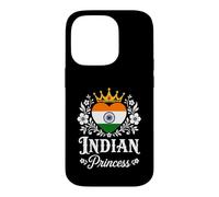 Custodia per iPhone 14 Pro Indian Princess India Flag Proud Indian Girl