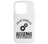 Custodia per iPhone 14 Pro Ingegnere del software IT Guy Sono il supporto tecnico non pagato della mia famiglia