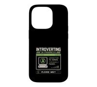 Custodia per iPhone 14 Pro Introverting in Progress Design Retrò Computer