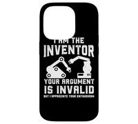 Custodia per iPhone 14 Pro Inventor Apparel - Divertente design dei grandi inventori