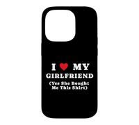 Custodia per iPhone 14 Pro Io Cuore Il mio Ragazza gf Sì Lei Comprato Mi Questo