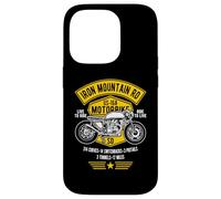 Custodia per iPhone 14 Pro Iron Mountain Road US-16A Design motociclistico del South Dakota