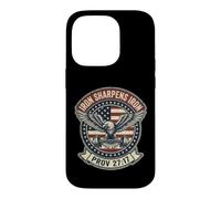 Custodia per iPhone 14 Pro Iron Sharpens Iron Christian Men Bible Scripture Gym Workout