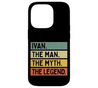 Custodia per iPhone 14 Pro Ivan L'uomo Il mito La leggenda Divertente Citazione Personalizzata
