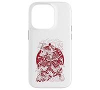 Custodia per iPhone 14 Pro Japanese Art Cat Ninja Ukiyo-e Anime Style Samurai Cat
