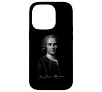 Custodia per iPhone 14 Pro Jean-Jacques Rousseau Classical Philosopher Ritratto