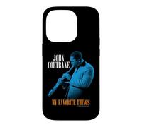 Custodia per iPhone 14 Pro John Coltrane Le mie cose preferite Blu Foto