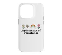 Custodia per iPhone 14 Pro Joy is an Act of Resistance Rainbow Pride Month Human Rights