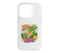 Custodia per iPhone 14 Pro Juice Up Your Vibes Bevanda estiva alligatore