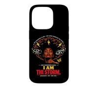 Custodia per iPhone 14 Pro Juneteenth She Whispered I Am The Storm Womens Black History
