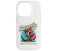 Custodia per iPhone 14 Pro Jurassic Joy Baby Dinosaur Big Heart Cute Dino Art