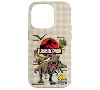 Custodia per iPhone 14 Pro Jurassic Park Dinosaur Breach