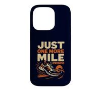Custodia per iPhone 14 Pro "Just One More Mile I Promise" Runner da corsa divertente