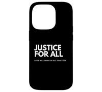 Custodia per iPhone 14 Pro Justice For All: Love