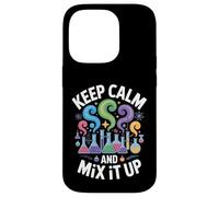 Custodia per iPhone 14 Pro Keep Calm Science Lab Esperimento Chimica