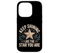 Custodia per iPhone 14 Pro Keep Shining Like The Star You Are Optimism Mindset -