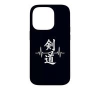 Custodia per iPhone 14 Pro Kendo Heartbeat Giapponese Arti Marziali Lotta con la Spada