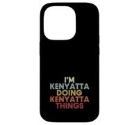 Custodia per iPhone 14 Pro Kenyatta Name Kenyatta Personalized Name First Given
