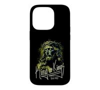 Custodia per iPhone 14 Pro King of Kings Gesù Cristo corona di spine Fede