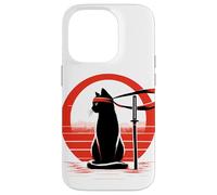 Custodia per iPhone 14 Pro Kitty Combat Master Jiu Jitsu Ninja E Artista Marziale