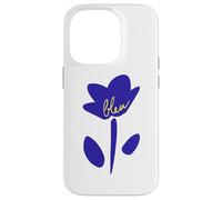 Custodia per iPhone 14 Pro Klein Blue French Bleu Fiore