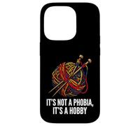 Custodia per iPhone 14 Pro Knitter Yarn Crafter Not A Phobia It's A Hobby