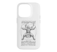 Custodia per iPhone 14 Pro Kung Fu Vitruviano Monaco Shaolin Arti Marziali Da Vinci