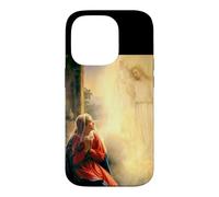 Custodia per iPhone 14 Pro L Annunciazione di Maria e Angelo Dipinto Carl Bloch 1887