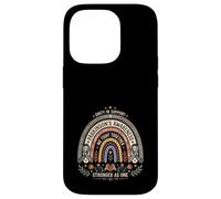 Custodia per iPhone 14 Pro La consapevolezza del Parkinson Boho Rainbow Combattiamo insieme