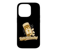 Custodia per iPhone 14 Pro La fede riempie ogni bisogno di Christian Pharmacy Cross