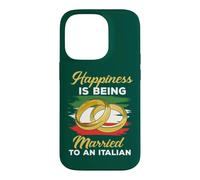 Custodia per iPhone 14 Pro La felicità è sposarsi con un matrimonio italiano