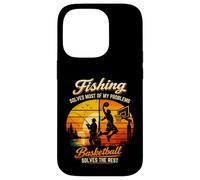 Custodia per iPhone 14 Pro La pesca risolve la maggior parte dei miei problemi Basket Il resto Retro