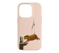 Custodia per iPhone 14 Pro LA SPIA CAPYBARA PIÙ FREDDA IN RAGGIA