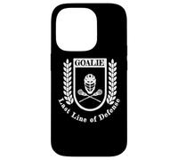 Custodia per iPhone 14 Pro Lacrosse Goalie Last Line of Defense Lacrosse