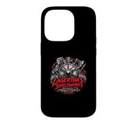 Custodia per iPhone 14 Pro Lagerthas Shieldworks Scudo vichingo fanciulla Saga