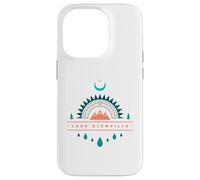 Custodia per iPhone 14 Pro LAGO GLENVILLE chiaro di luna arcobaleno