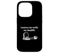 Custodia per iPhone 14 Pro Lazarus Verfiy Deadlift Powerlifting Fede Gesù